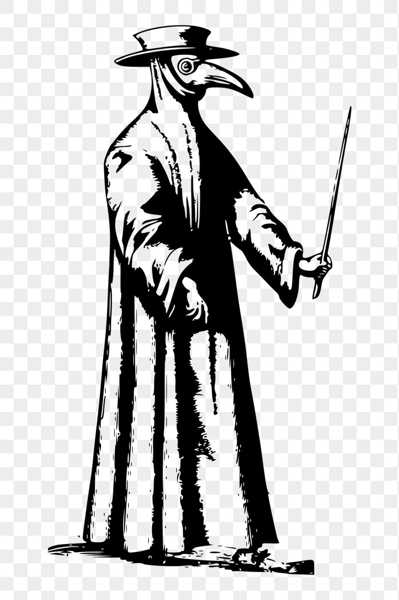 Plague doctor png sticker, vintage | Free PNG - rawpixel