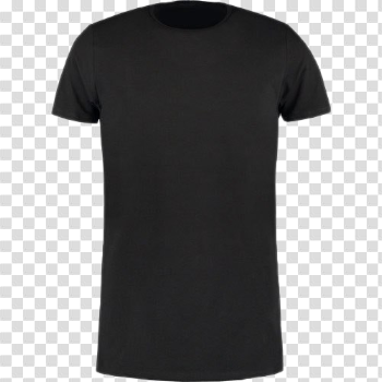 Plain Black T-Shirt PNG Free Download