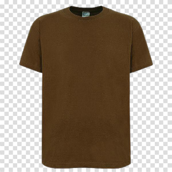 Plain Brown T-Shirt PNG Download Image