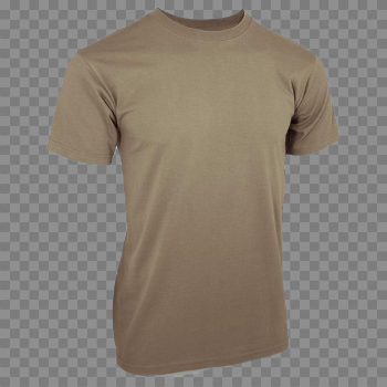 Plain Brown T-Shirt PNG Free Download