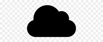 Plain Cloud Vector - Cloud Black