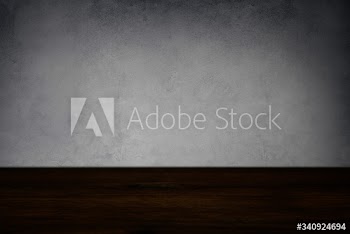Plain dark gray wall with wooden floor product background