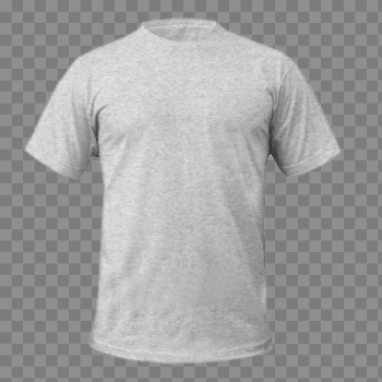Plain Grey T-Shirt PNG Download Image
