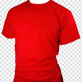 Plain Red T-Shirt PNG Image Transparent Background