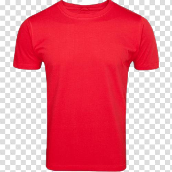 Plain Red T-Shirt Transparent Images