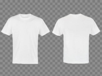Plain White T-Shirt PNG Image Transparent