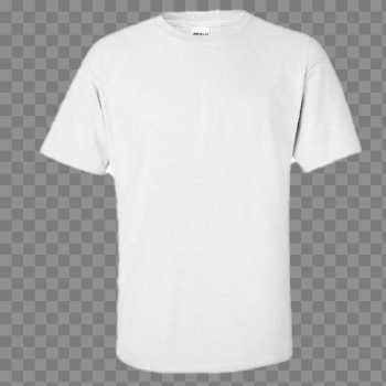 Plain White T-Shirt PNG Pic