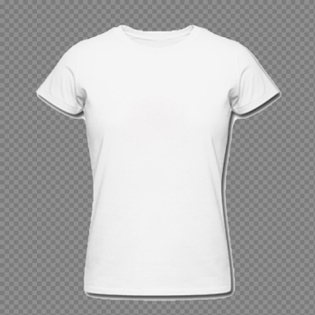 Plain White T-Shirt Transparent