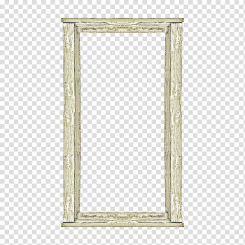 Plain Wooden Frame, brown border line transparent background PNG clipart
