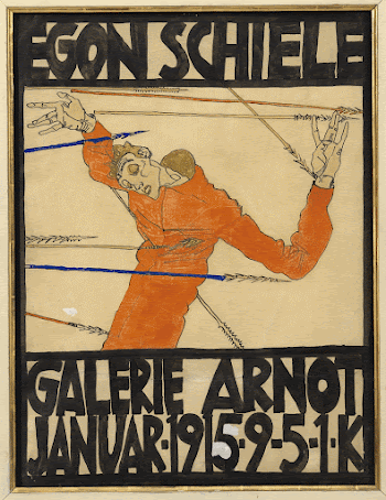 Plakat der Egon Schiele-Ausstellung in der | Free Photo - rawpixel
