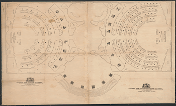Plan of the Senate chamber, | Free Photo - rawpixel