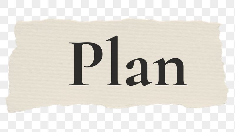 Plan png word sticker typography, | Free PNG - rawpixel
