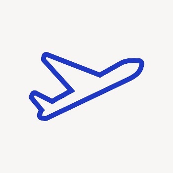Plane icon clipart, travel design | Free Photo - rawpixel