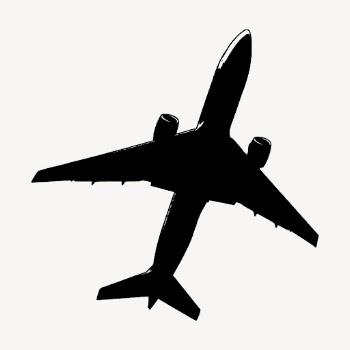 Plane silhouette, travel illustration. Free | Free Photo - rawpixel