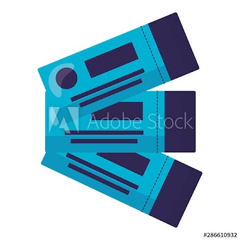 Plane tickets vector design