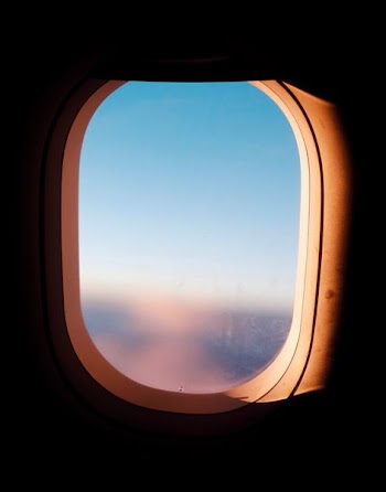 plane window