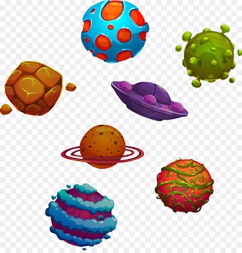 Planet Cartoon Illustration - Planet 