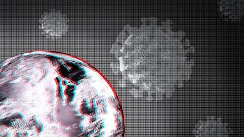 Planet earth against coronavirus background | Free  illustration - 2316907