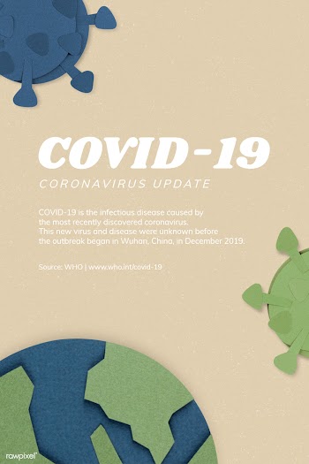 Planet earth against coronavirus social template | Free  illustration - 2307677