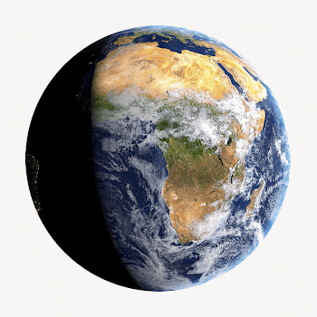 Planet earth collage element  | Free PSD - rawpixel