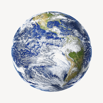 Planet Earth collage element psd | Free PSD - rawpixel