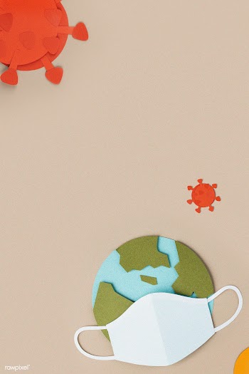 Planet earth wearing a face mask during coronavirus pandemic | Free  photo - 2313580