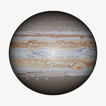 Planet Jupiter clipart, illustration vector. | Free Vector - rawpixel