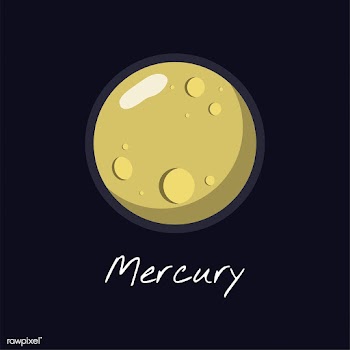 Planet Mercury vector | Free stock vector - 250147