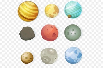 Planet Natural satellite Royalty-free Illustration - Universe above the planet 