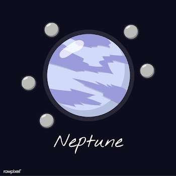 Planet Neptune vector | Free stock vector - 250161