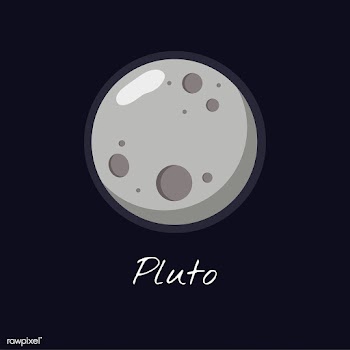 Planet Pluto vector | Free stock vector - 250190