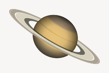 Planet Saturn clipart, illustration vector. | Free Vector - rawpixel