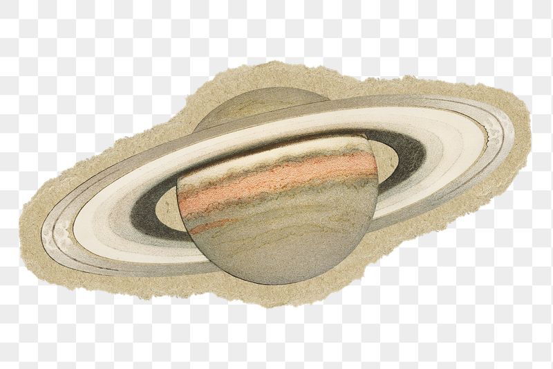 Planet Saturn png sticker, ripped | Free PNG Illustration - rawpixel