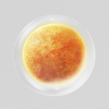 Planet Sun sticker, galaxy bubble, | Free PSD - rawpixel
