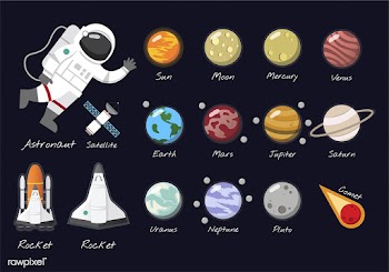 Planet vector satellite | Free stock vector - 250087