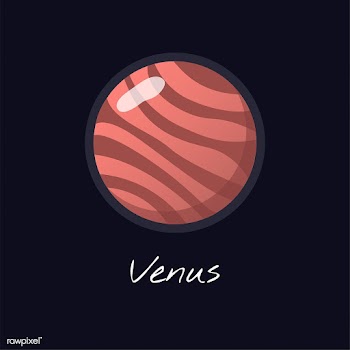 Planet Venus vector | Free stock vector - 250187