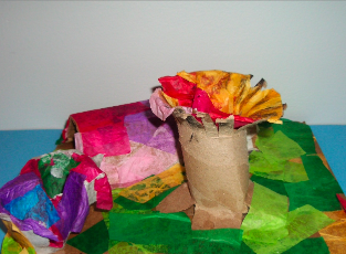 Planetpals Craft Page: Make trees from paper tubes and other ...