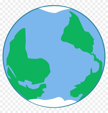 Planets Clipart Earth Map - Earth Vector Png