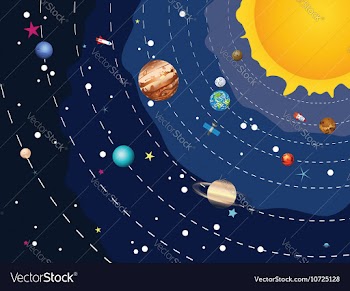 Planets of Solar System2 vector image
