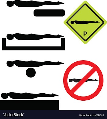 Planking vector image