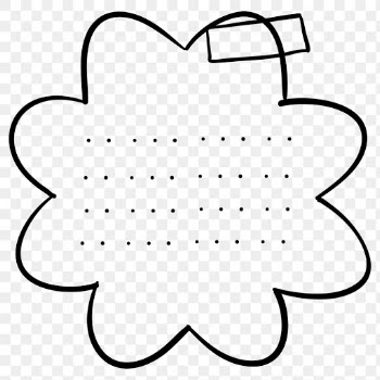 Planner stickers png dot paper element in… | Free stock illustration | High Resolution graphic