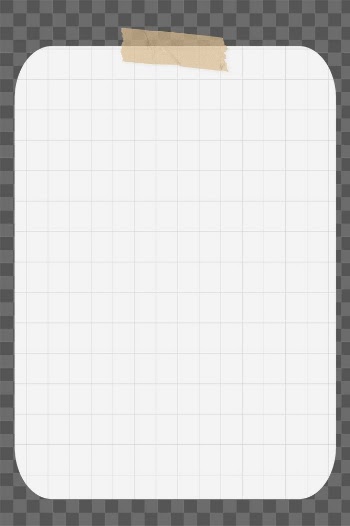 Planner stickers png grid paper element | Free stock illustration | High Resolution graphic