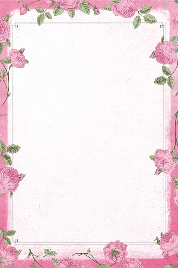 Plant Flowers Border Background Flower, Beautiful Flower Border ...