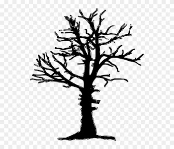 Plant Forest Dieback, Forest Decline, Tree, Dead, Dry, - Dead Tree Silhouette Png
