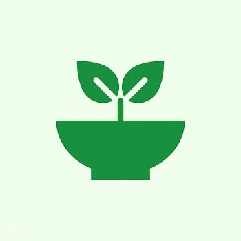 Plant in a bowl logo vector | Free stock vector - 487157