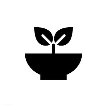 Plant in a bowl logo vector | Free stock vector - 487183
