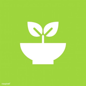 Plant in a bowl logo vector | Free stock vector - 487187