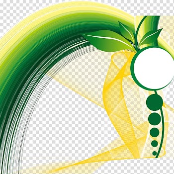 Plant leaves, circle, and curve line graphics , Full of spring leaf background material transparent background PNG clipart