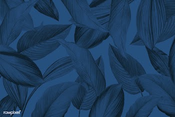 Plant patterned dark blue background | Free  illustration - 2338999