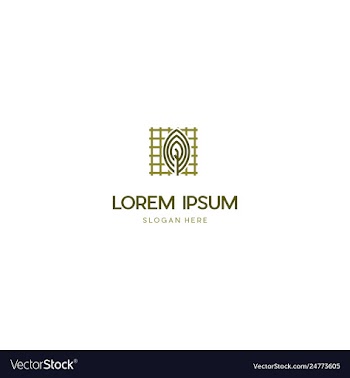 Plant tree ecology creative business logo design vector image